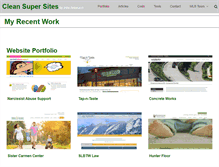 Tablet Screenshot of cleansupersites.com